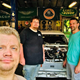 Michael wrenching with two members of The Wrenching Network. Photo by Michael Blackburn